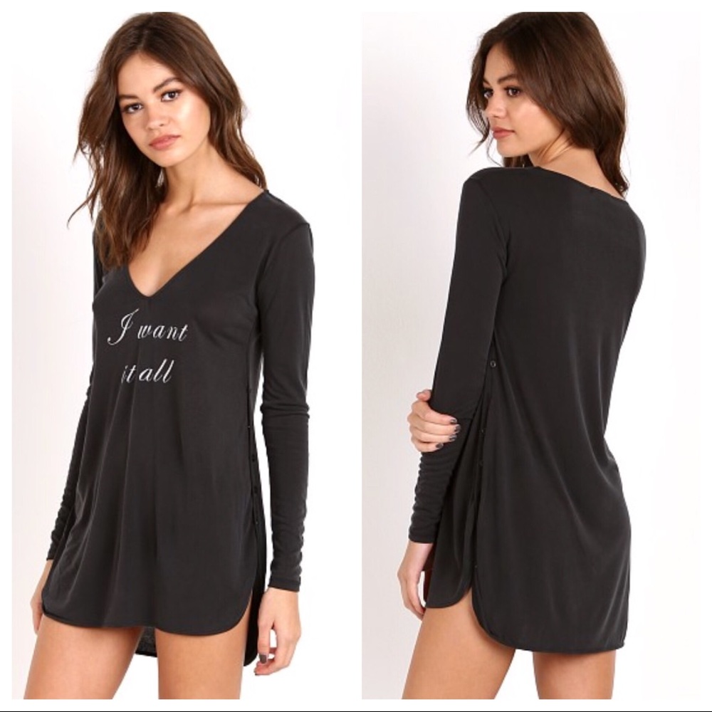 WILDFOX “I WANT IT ALL” SLEEP SHIRT